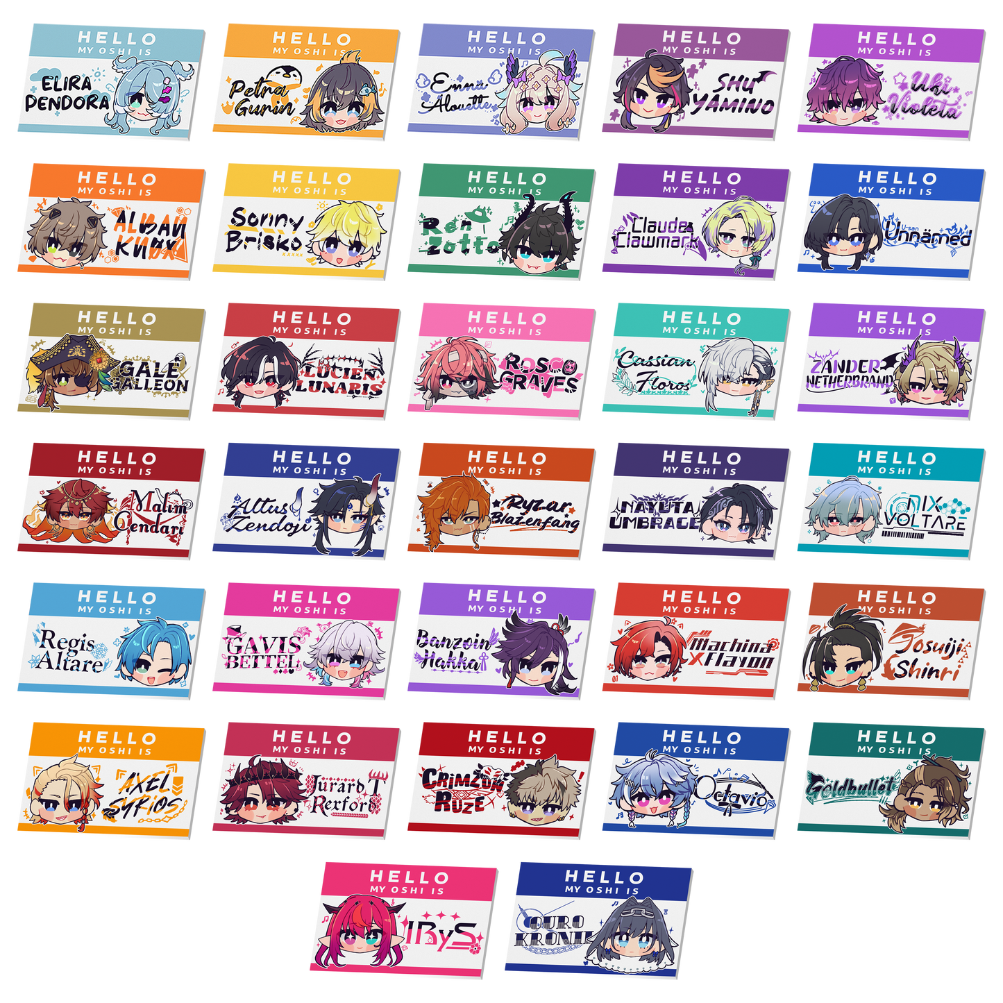 [PRE-ORDERS] AIOC-25 Oshi Foamboards