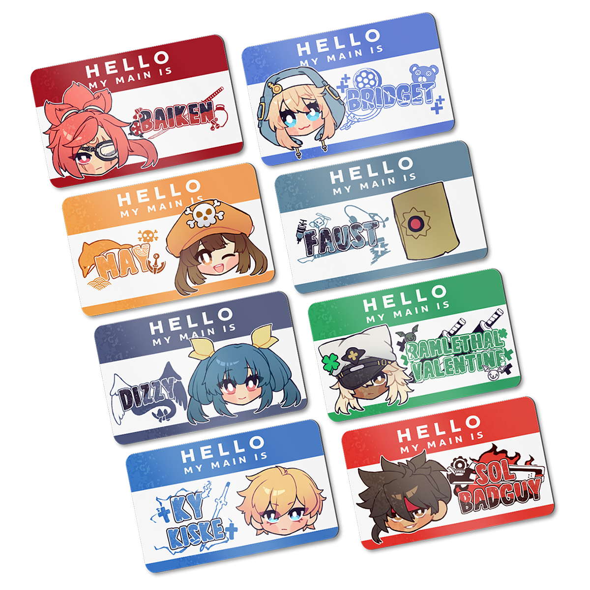 [Vol 1] Guilty Gear Stickers