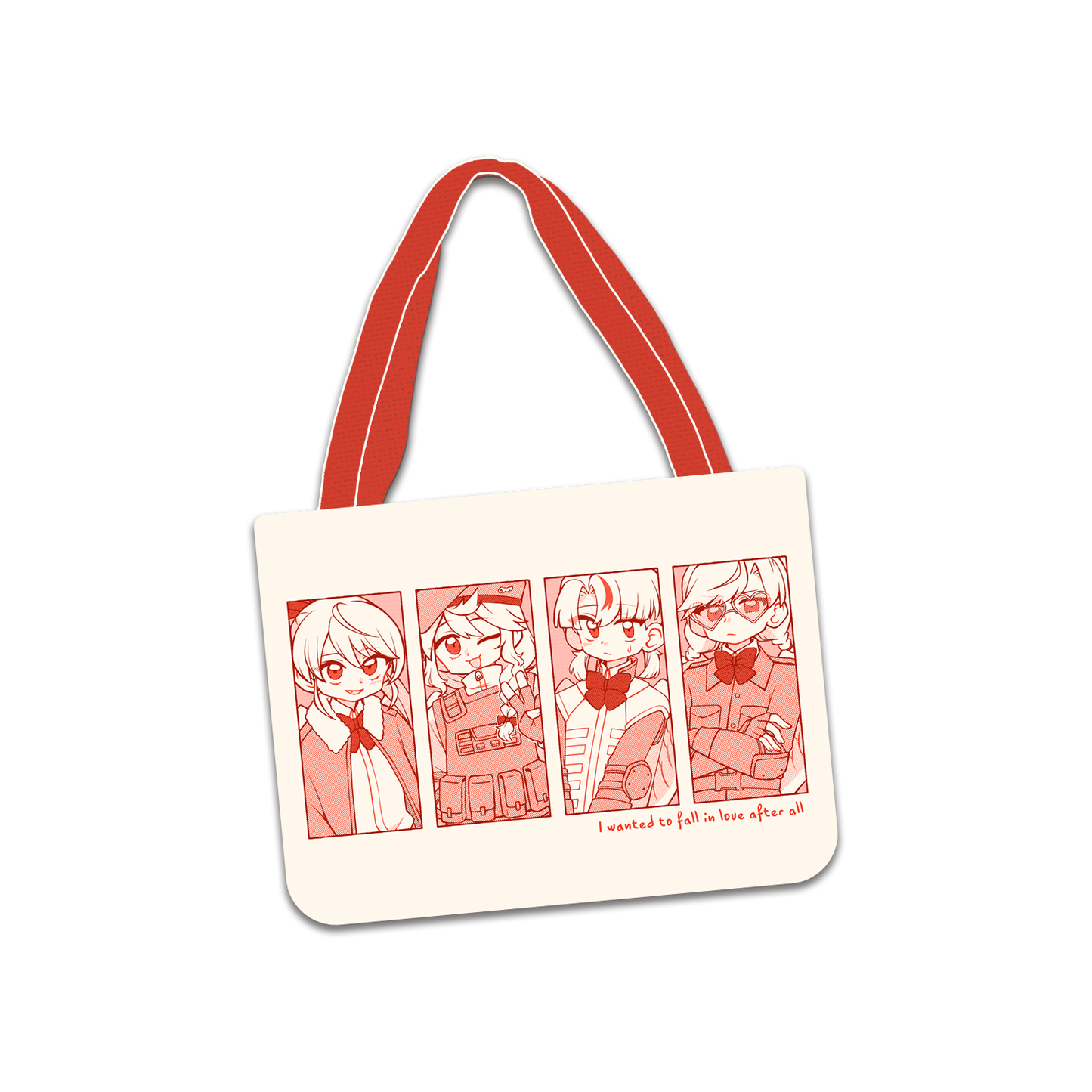 LoveBullet Zipper Tote Bag