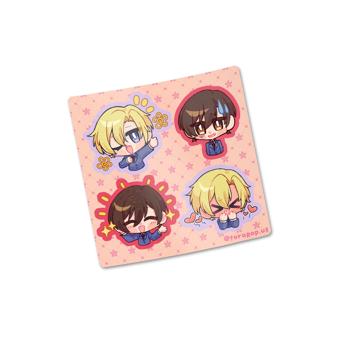 Ouran High School Host Club Sticker Sheet