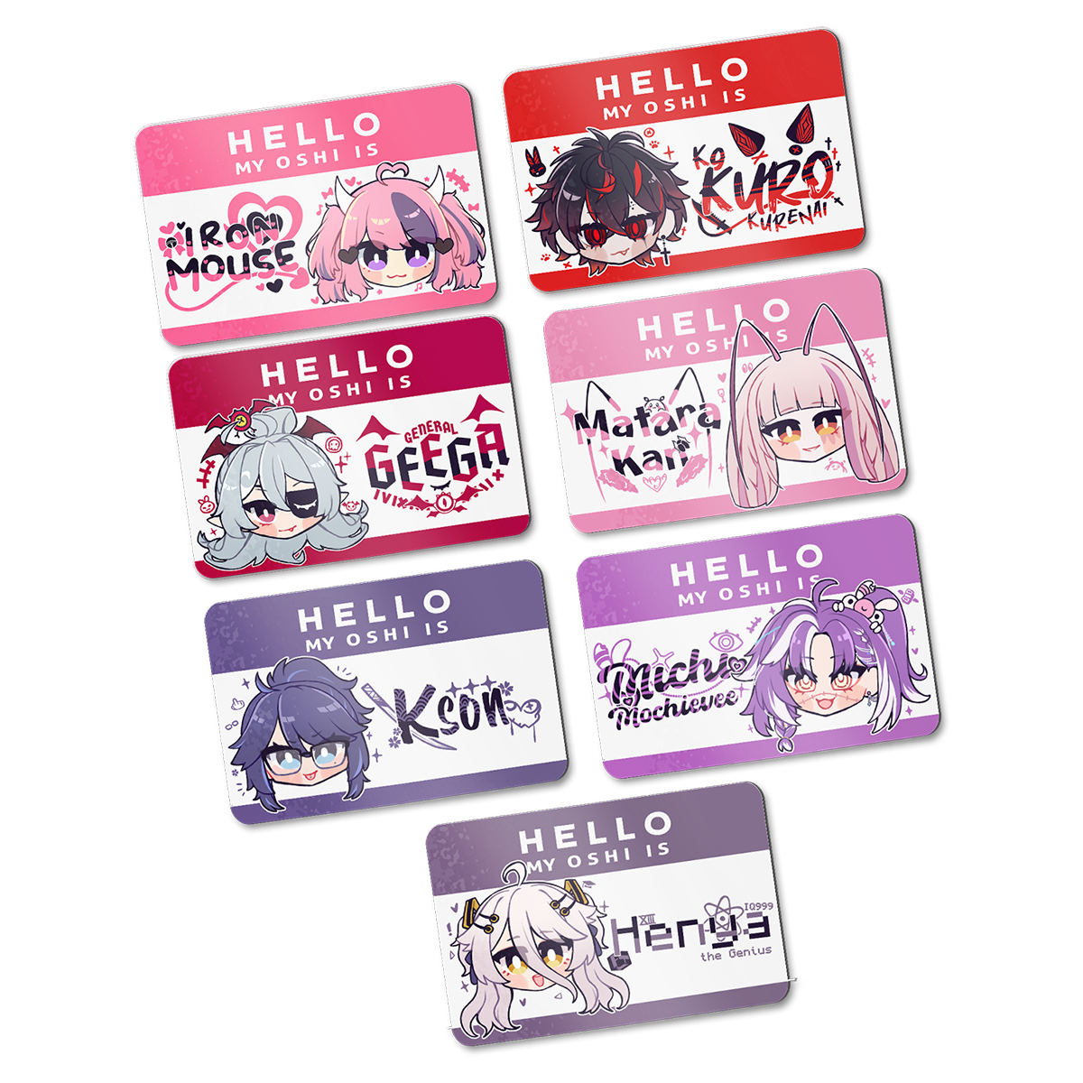 Vshojo Stickers