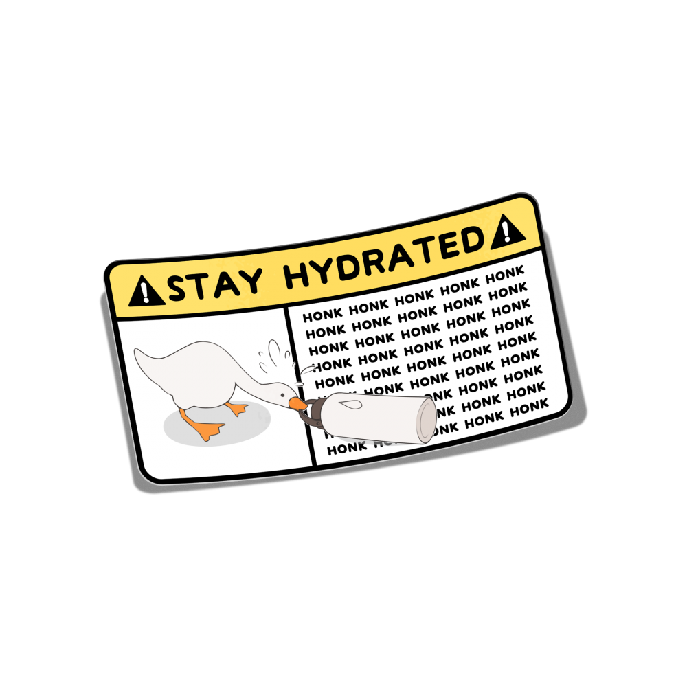 HONK Warning Sticker – ToraPop